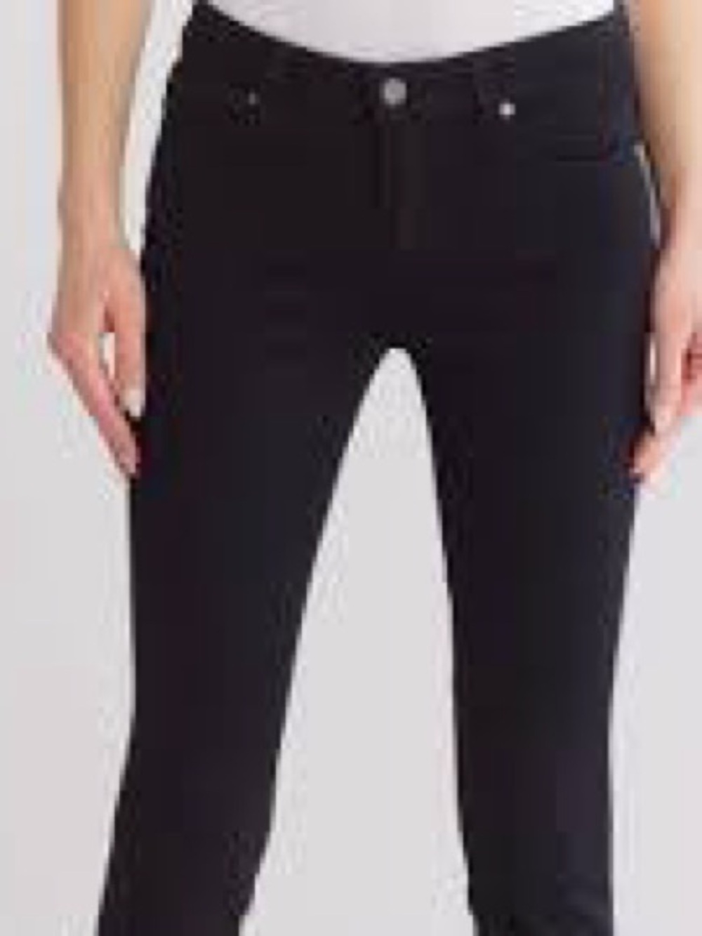 PAIGE Black Skyline Skinny Jeans